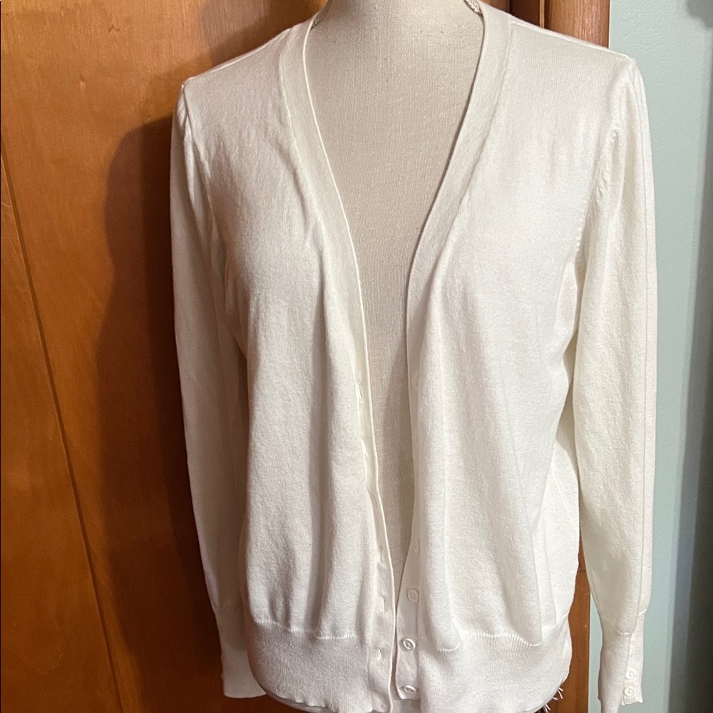 Worthington Women’s Off White Cardigan